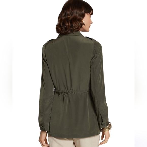 Chicos Safari Utility Jacket Nwot - Picture 3 of 4